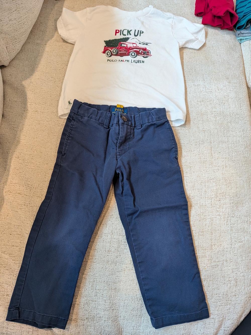 Polo by Ralph Lauren Navy Kids Chino Pants Multiple Brands
